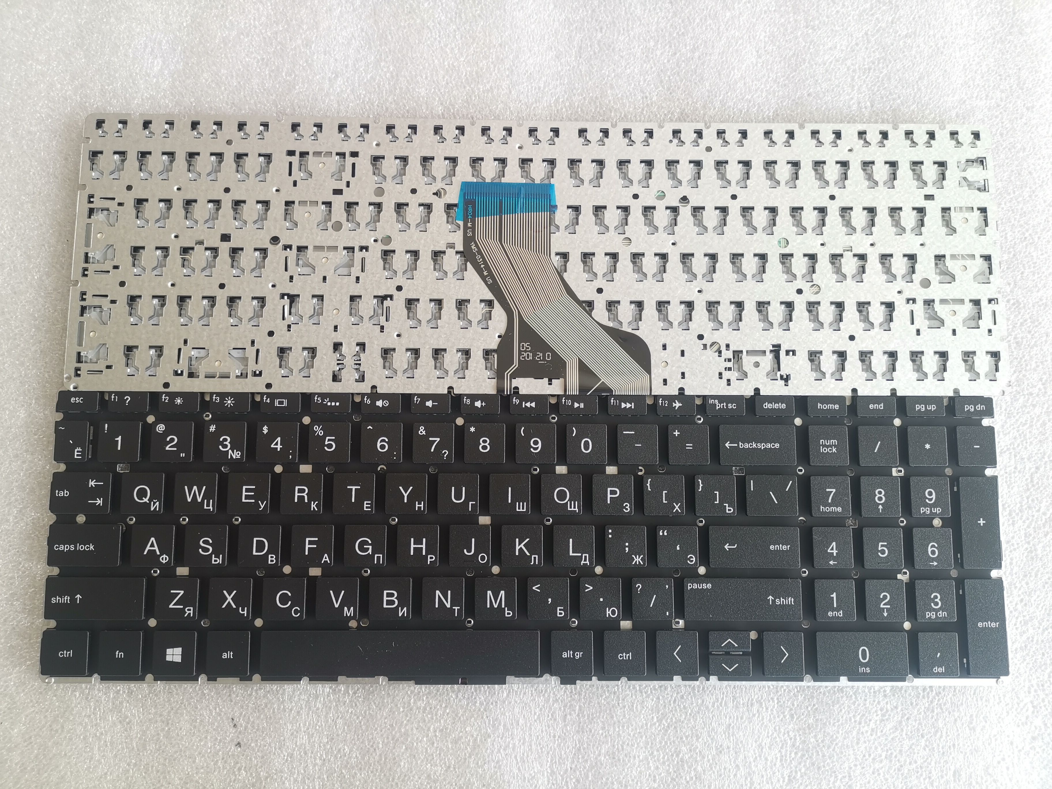 Picture of New Replacement Laptop Keyboard For HP 15-DA/15-CX/15-DK/15-CN/15-CR/15-CS/15-DB BLACK (OEM) RU Layout